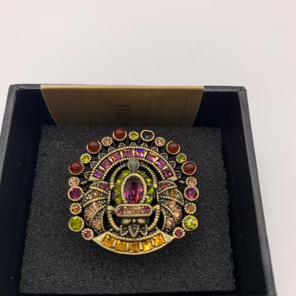 Heidi Daus Jewelry - Heidi Daus multicoloured gold tone ring